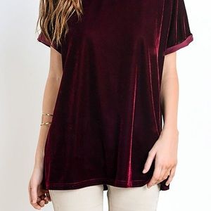Velvet Plum Blouse